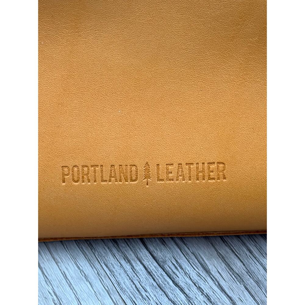 Portland Leather Folklore Small Raindrop Snap Bag Sunflower Yellow w/ Flowers - Picture 5 of 14